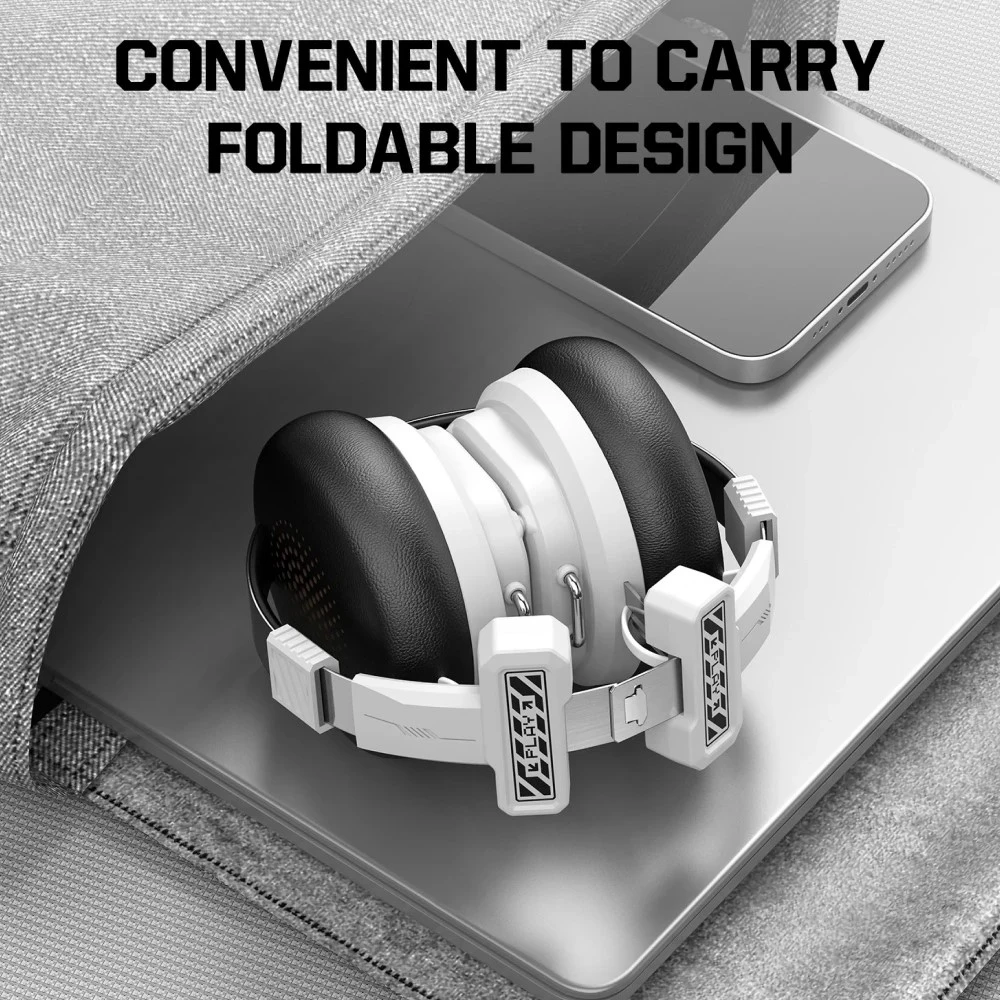 Wireless Bluetooth Gaming Headset with HiFi Sound & 50H Playtime