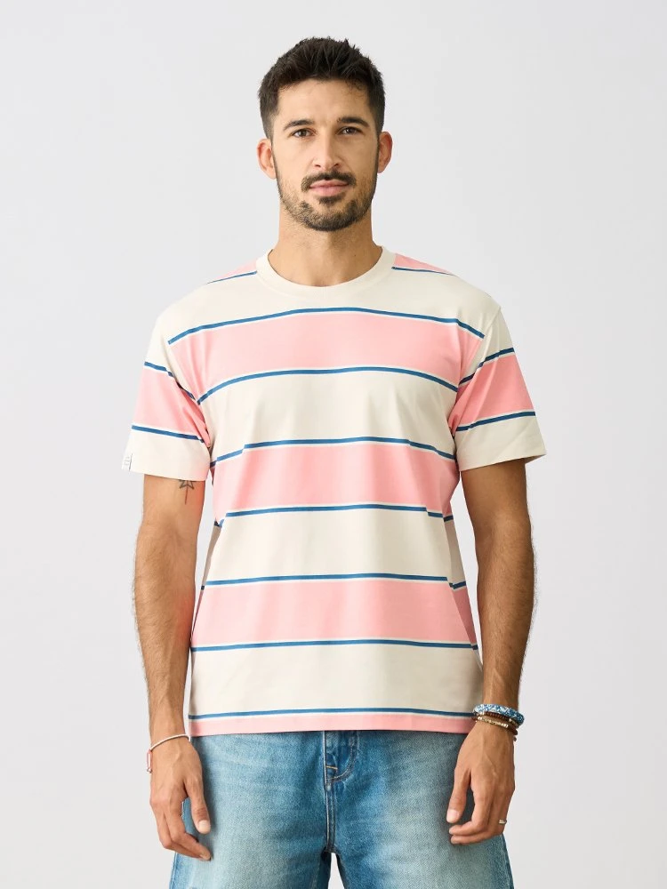 Men's Summer Oversized Striped T-Shirt