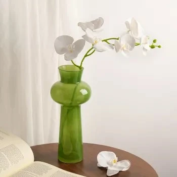 Modern Green Glass Vase