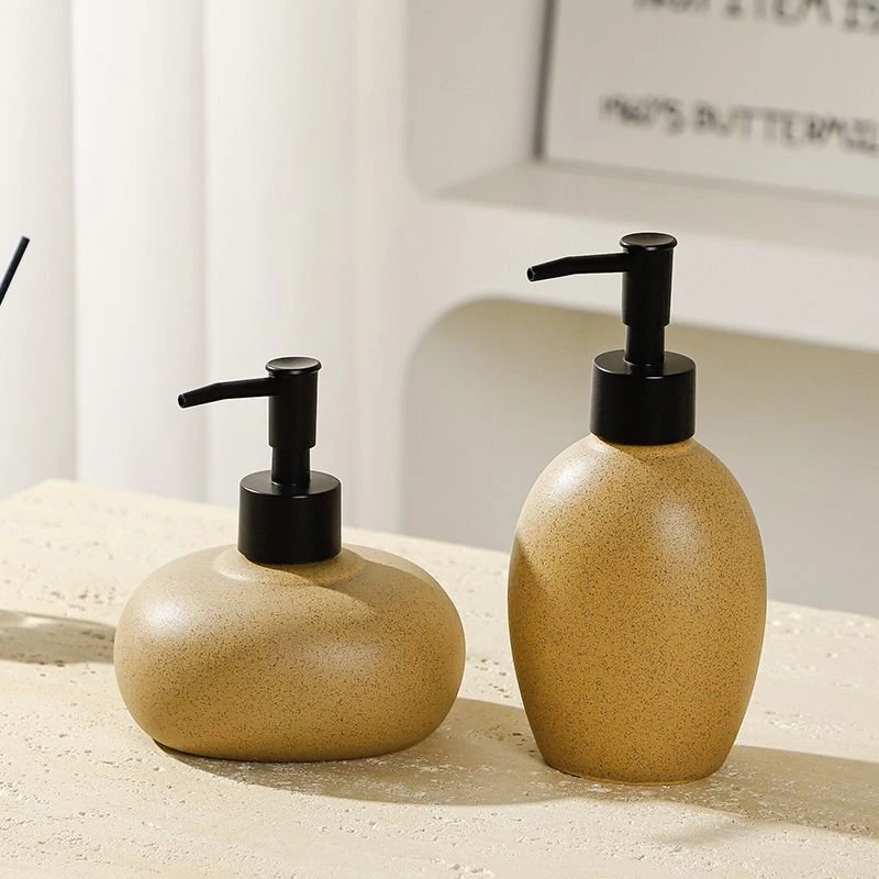Ceramic Oval Soap & Lotion Dispenser