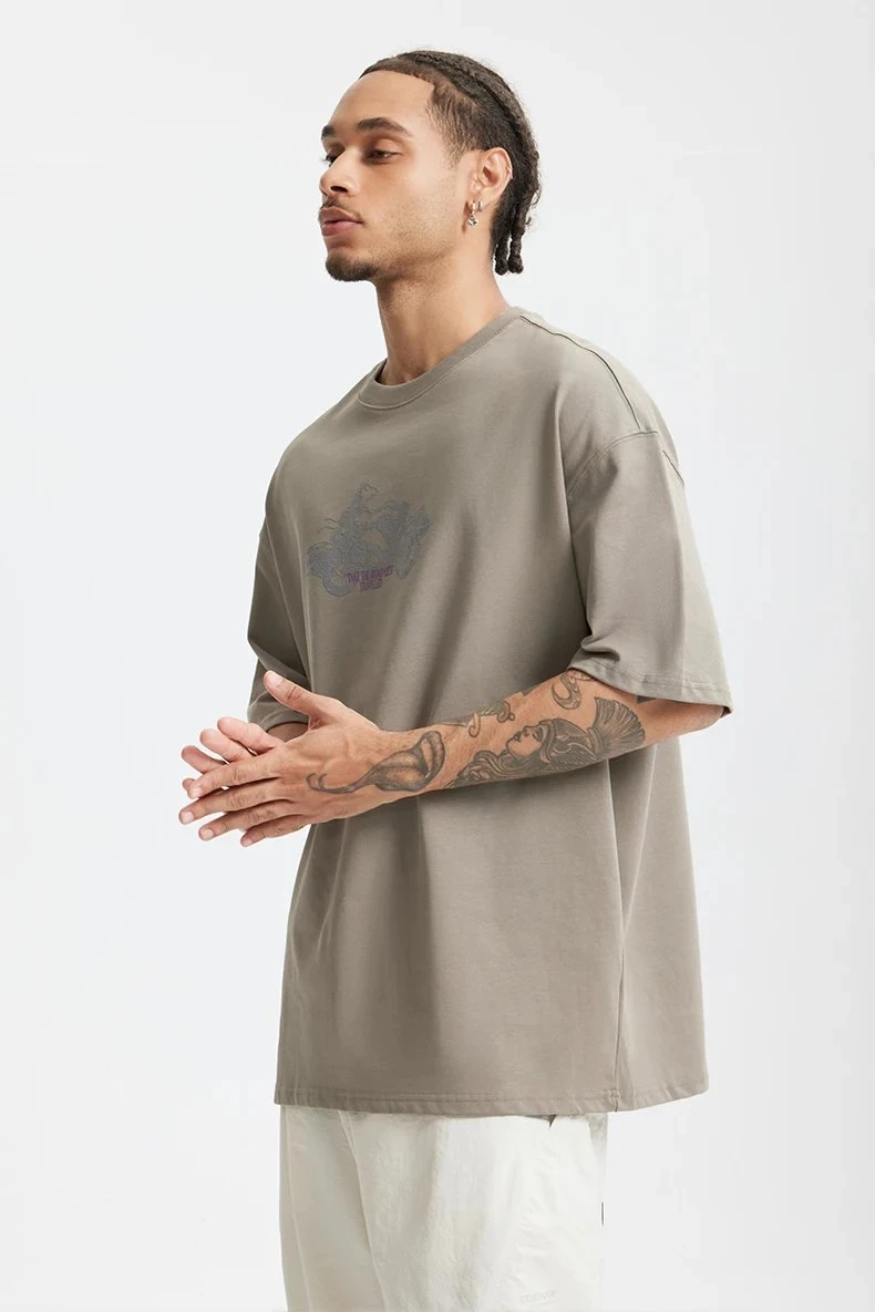 Heavyweight Cotton Motorcycle T-Shirt