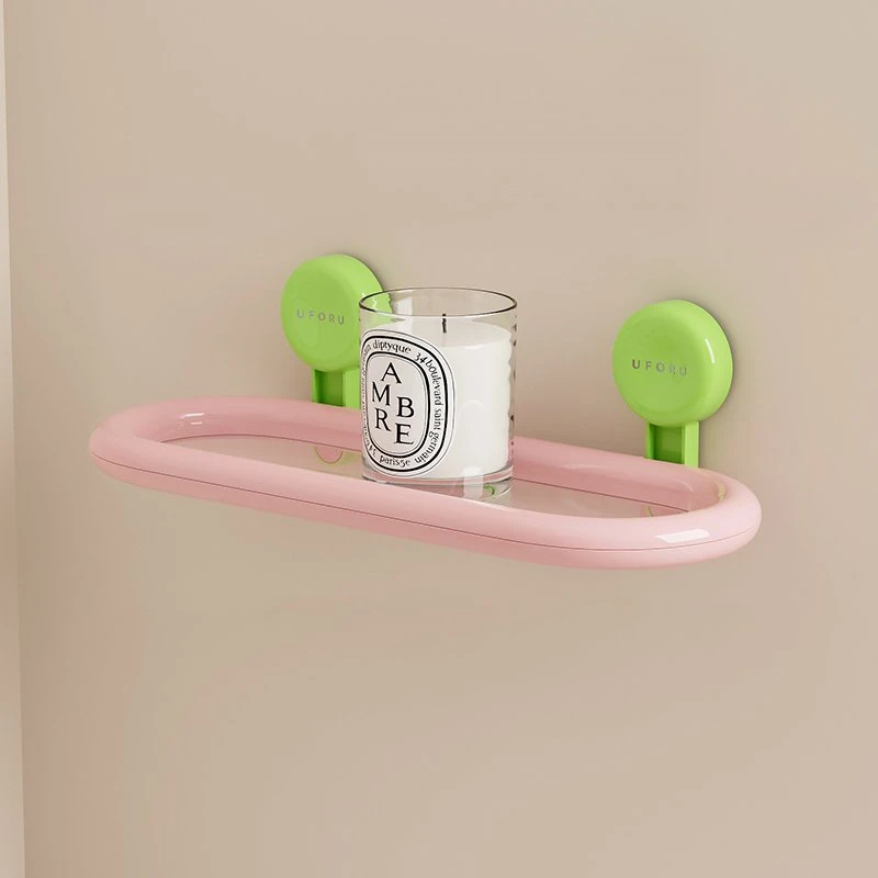 Oval Suction Cup Shower Shelf