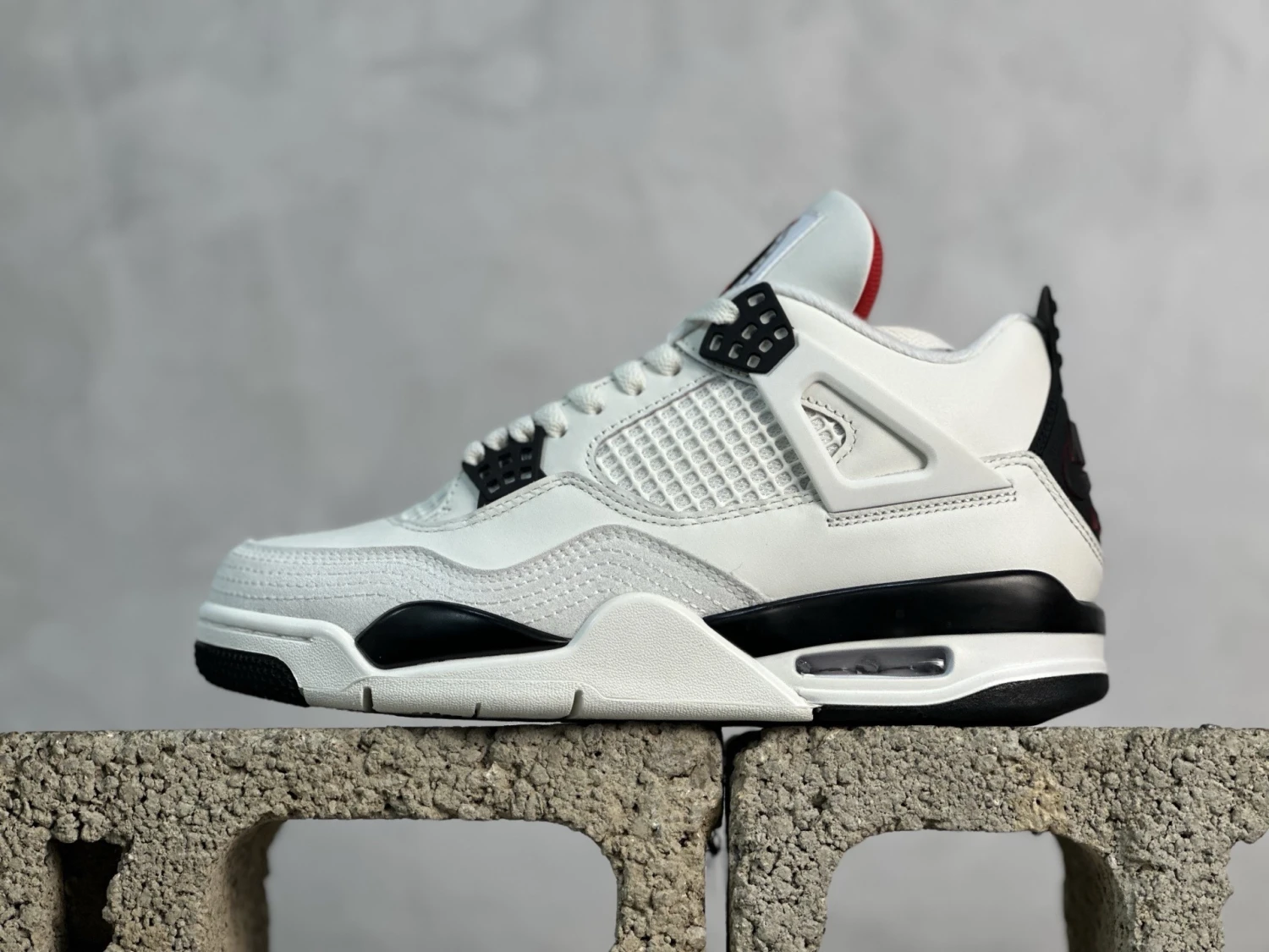 Jordan 4 Retro White Black Red