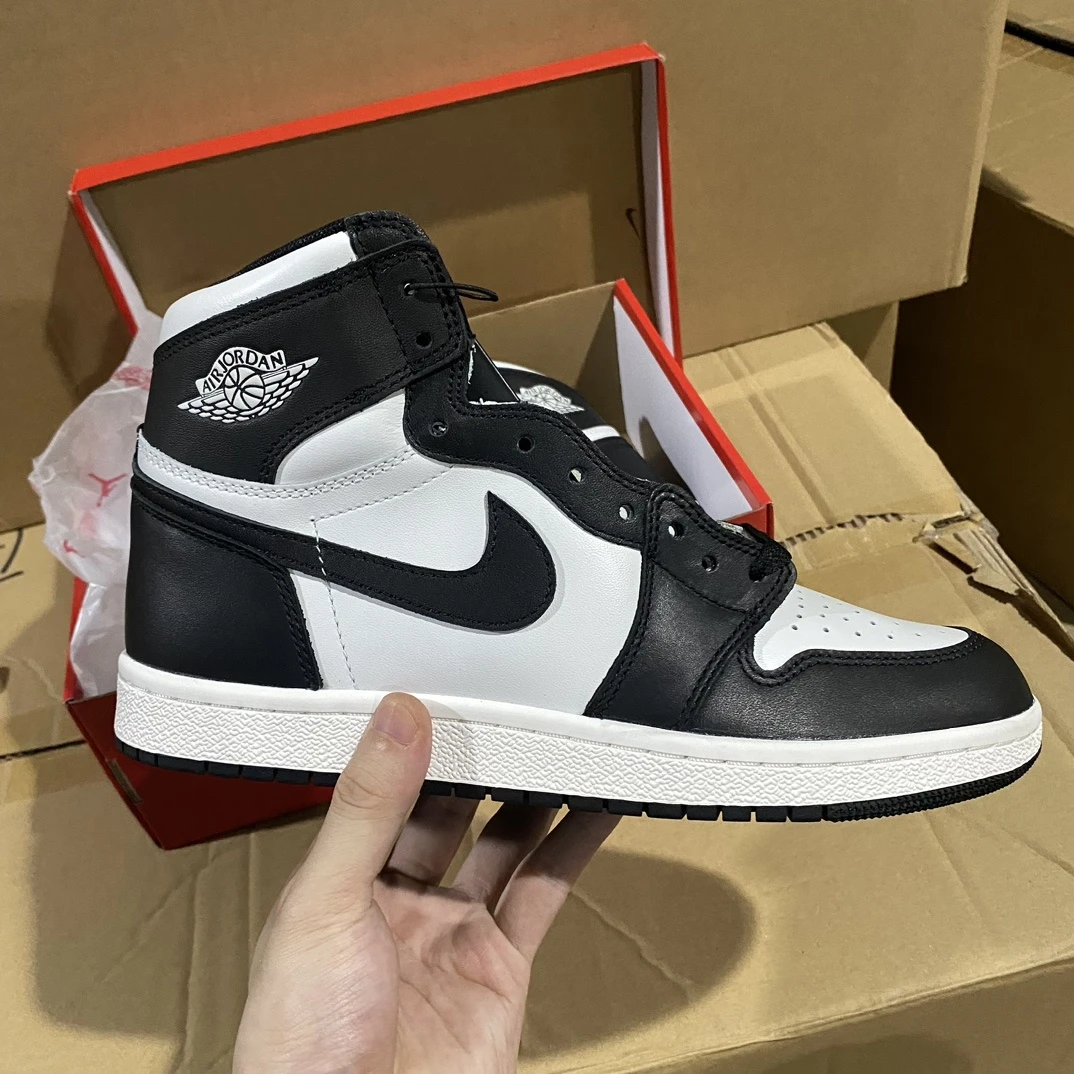 Air Jordan 1 High OG "Black/White" – Men's Premium High-Top Sneakers