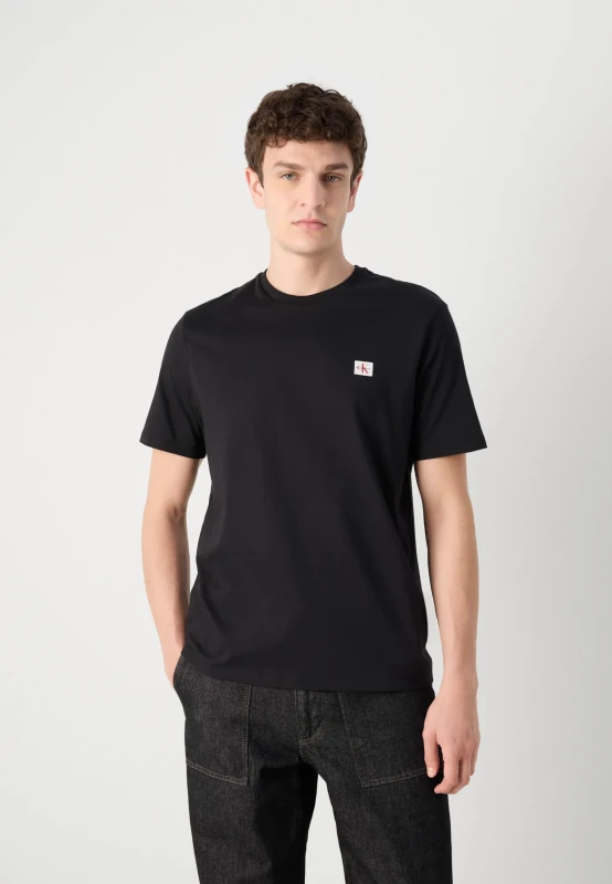 Calvin Klein Jeans Men's Black Cotton T-Shirt