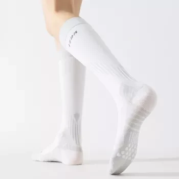 Women's Knee-High Compression Socks with Non-Slip Sole for Circulation