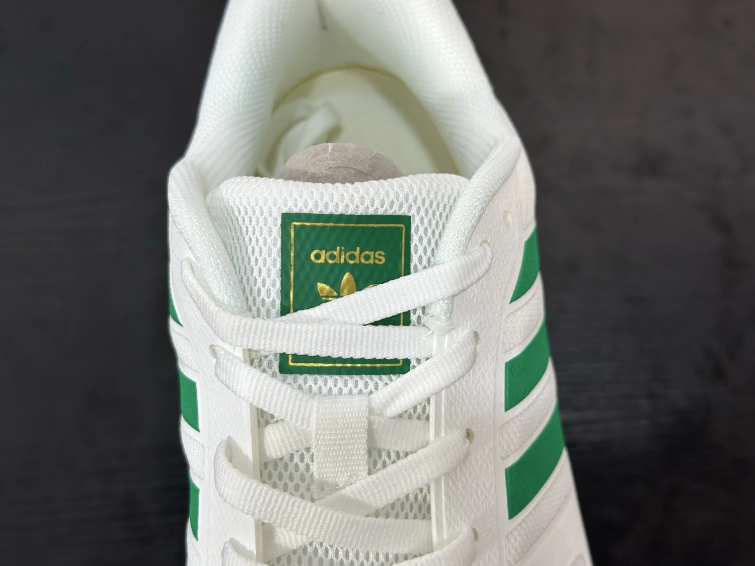 Adidas Duramo Running Shoes – Cloud White / Forest Green