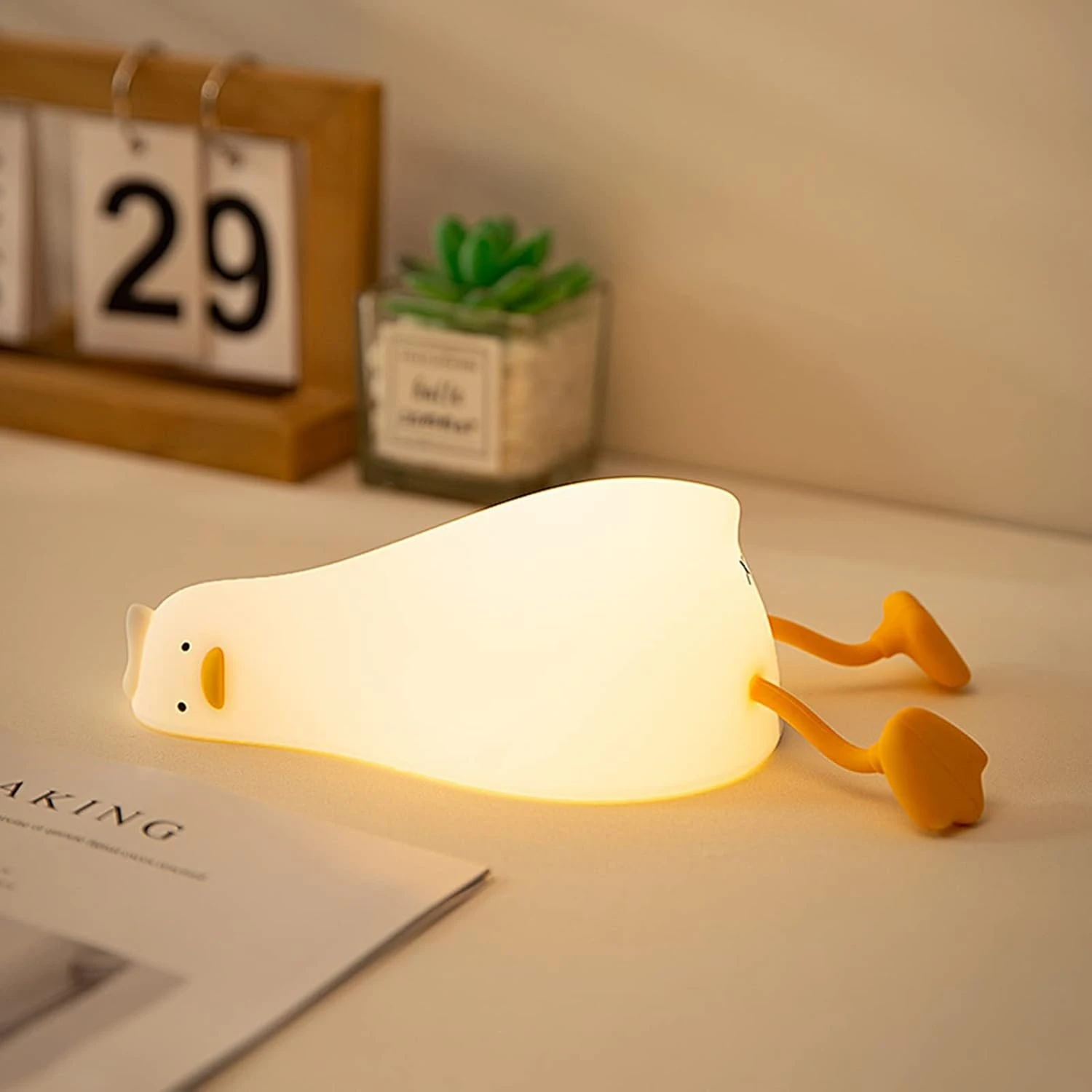 Rechargeable Silicone Duck Night Light
