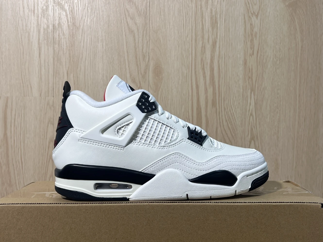 Nike White, Black & Grey Retro Air Cushion Basketball Sneakers – Premium High-Performance Streetwear Shoes
