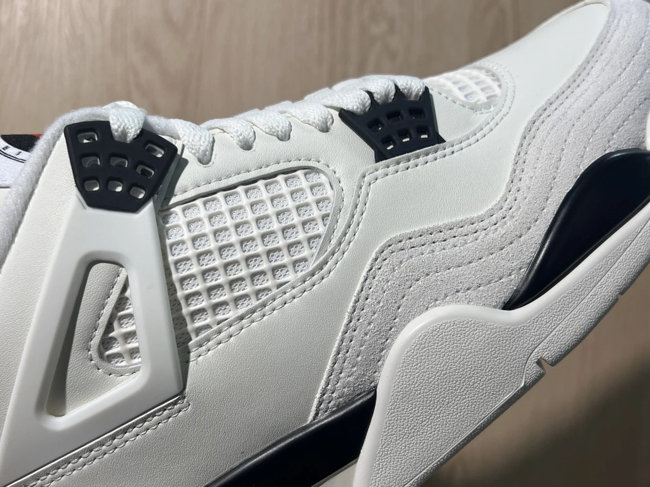 Nike White, Black & Grey Retro Air Cushion Basketball Sneakers – Premium High-Performance Streetwear Shoes