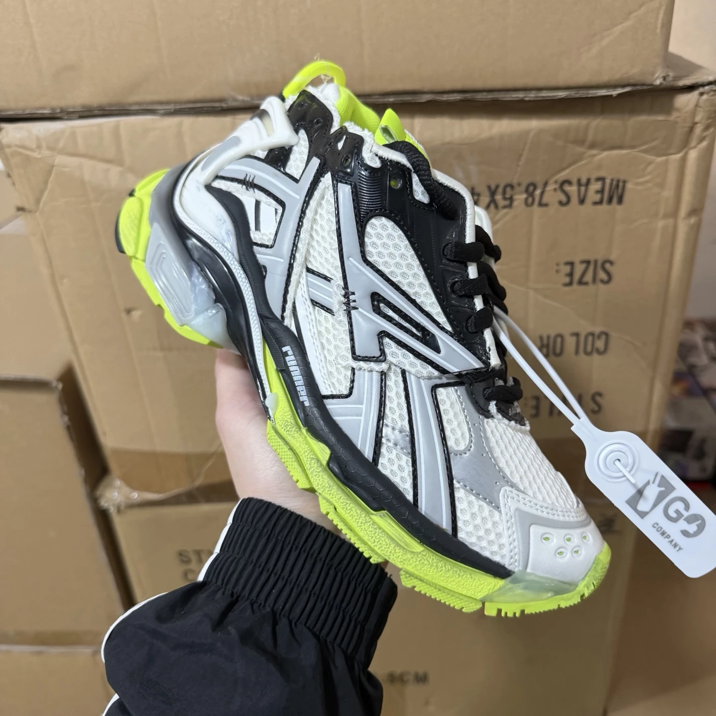 Balenciaga Track Sneaker – Neon Volt Edition