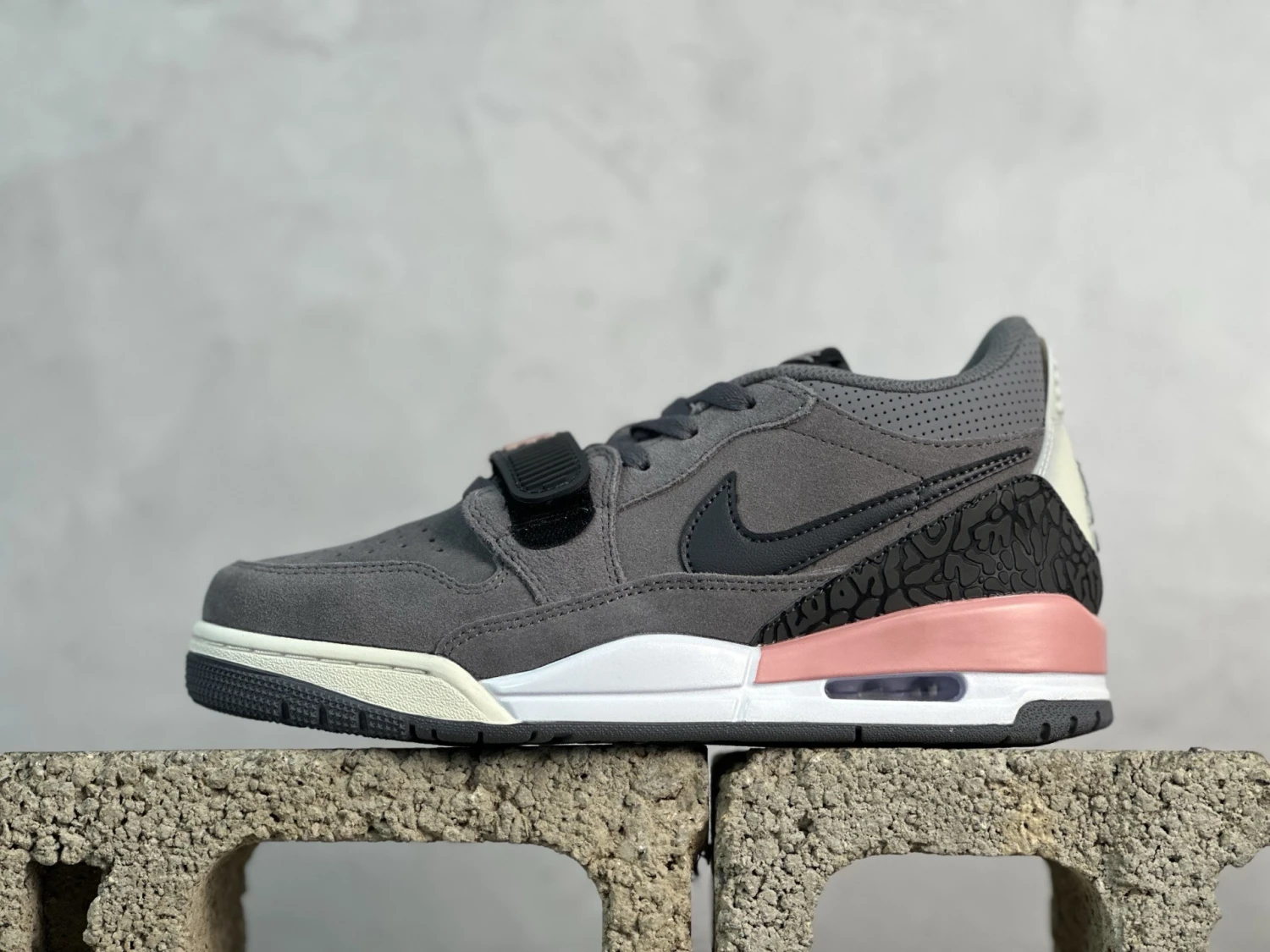 Air Jordan Legacy 312 Low "Dark Grey & Rose Pink" Premium Sneakers