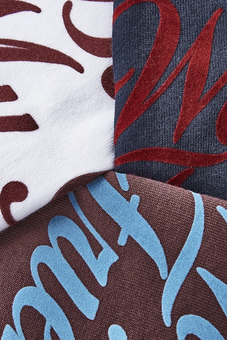 Men’s Pocket Velvet Print T-Shirt