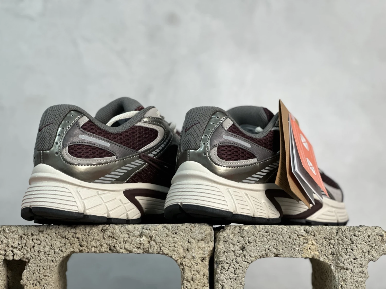 Nike Air Max Moto 2K – Burgundy Wine, Metallic Silver & Grey