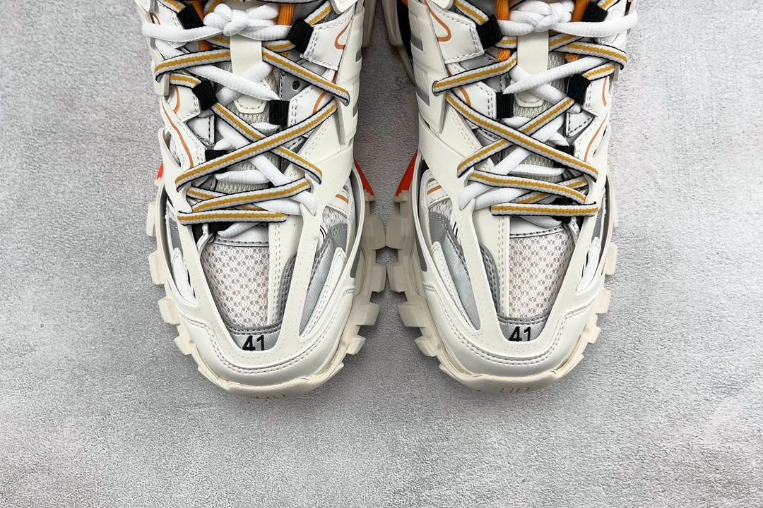 Balenciaga 3XL Sneaker White Orange Grey Designer Shoe