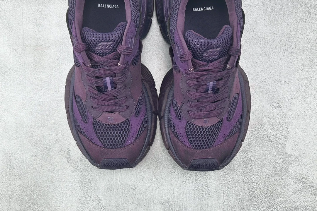 Balenciaga Runner Sneaker – Deep Purple Monochrome Edition