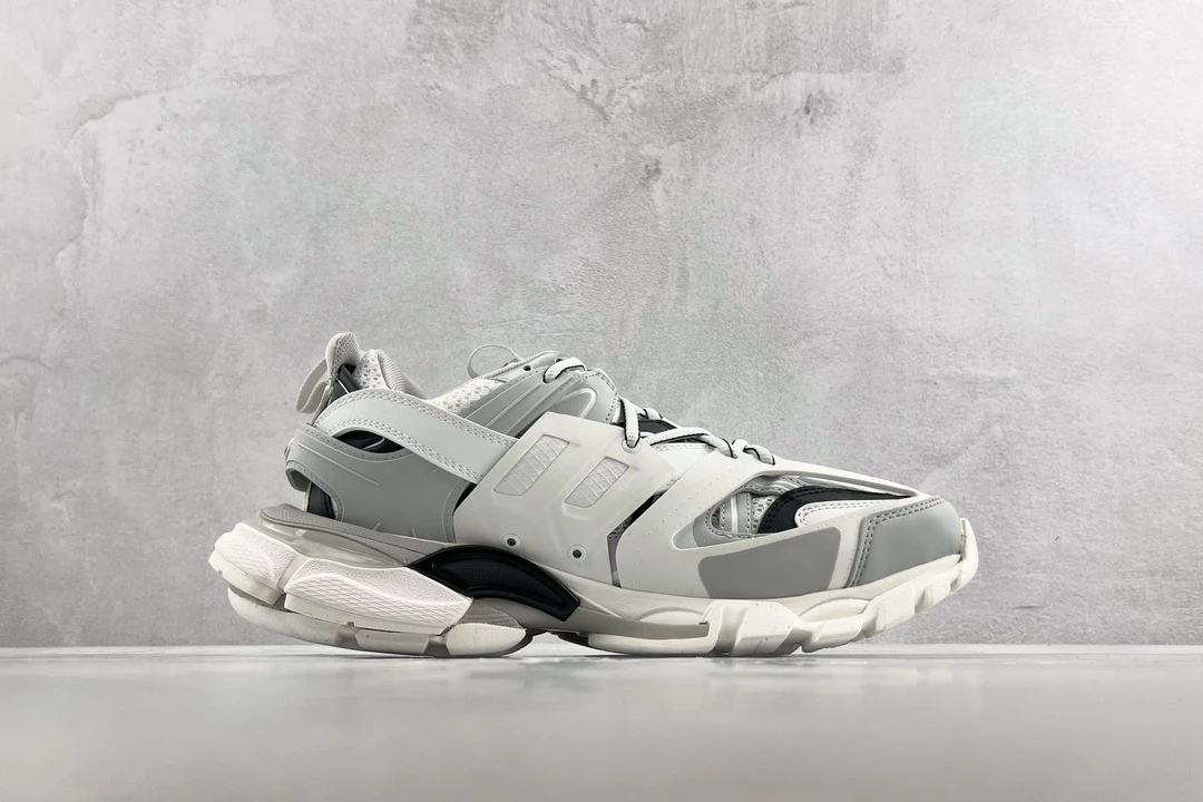 Balenciaga Track Sneaker – Grey & White Edition