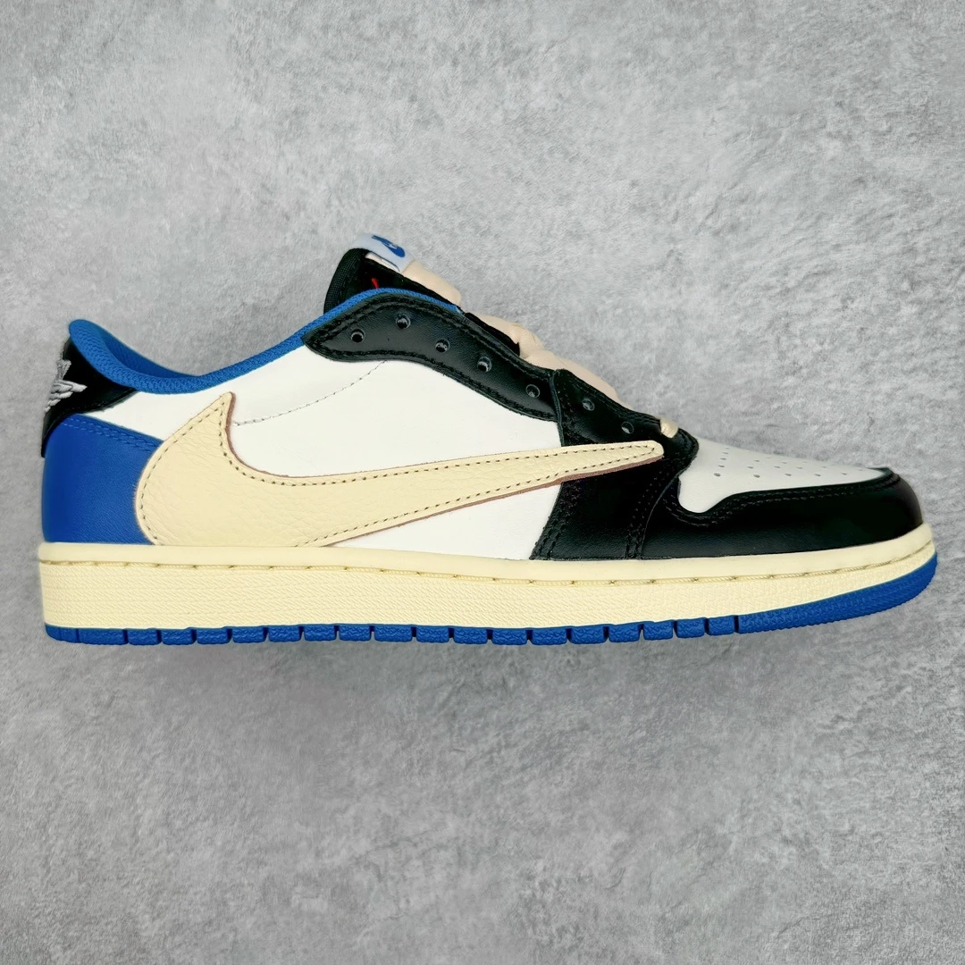Nike Air Jordan 1 Low "Black/White/Royal Blue" Lifestyle Sneakers