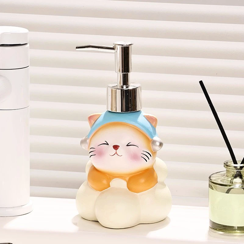 Pearl Cat Soap Dispenser
