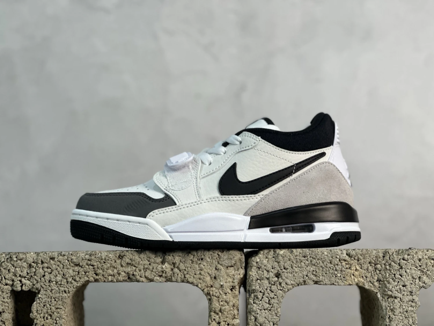 Air Jordan Legacy 312 Low "White, Black & Light Grey" Premium Sneakers