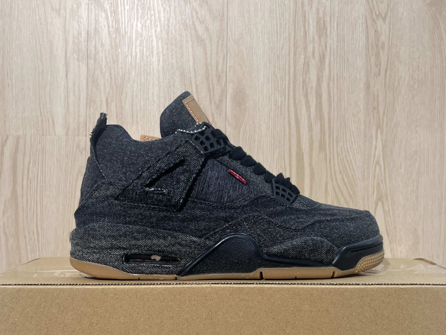 Air Jordan 4 Retro Black Denim Sneaker – Premium Streetwear Edition