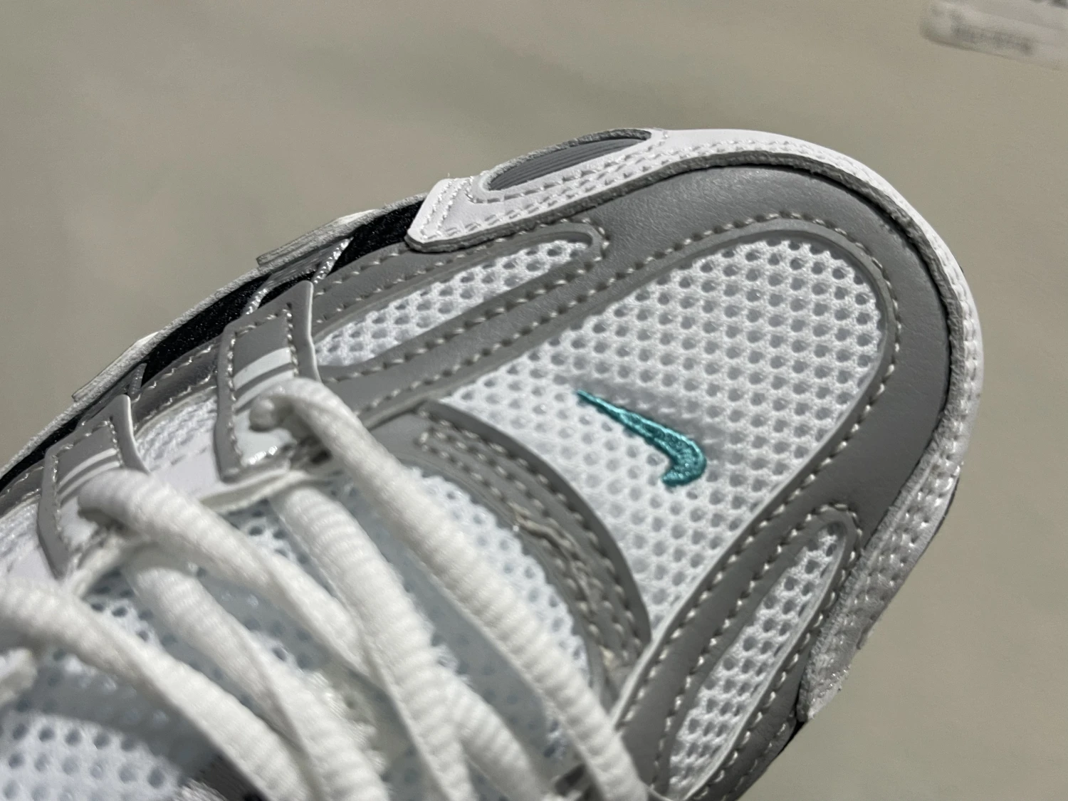 Nike Bomberman Series Sneakers – White, Cool Grey & Aqua Teal