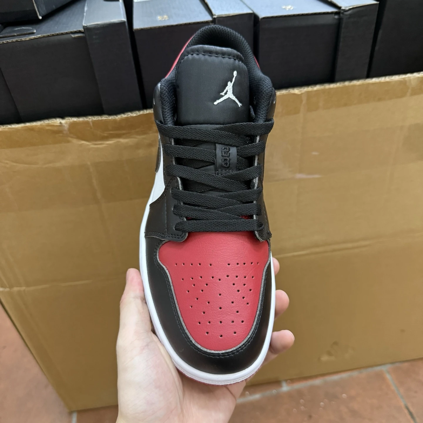 . Air Jordan Low – Chicago Red & Black Edition