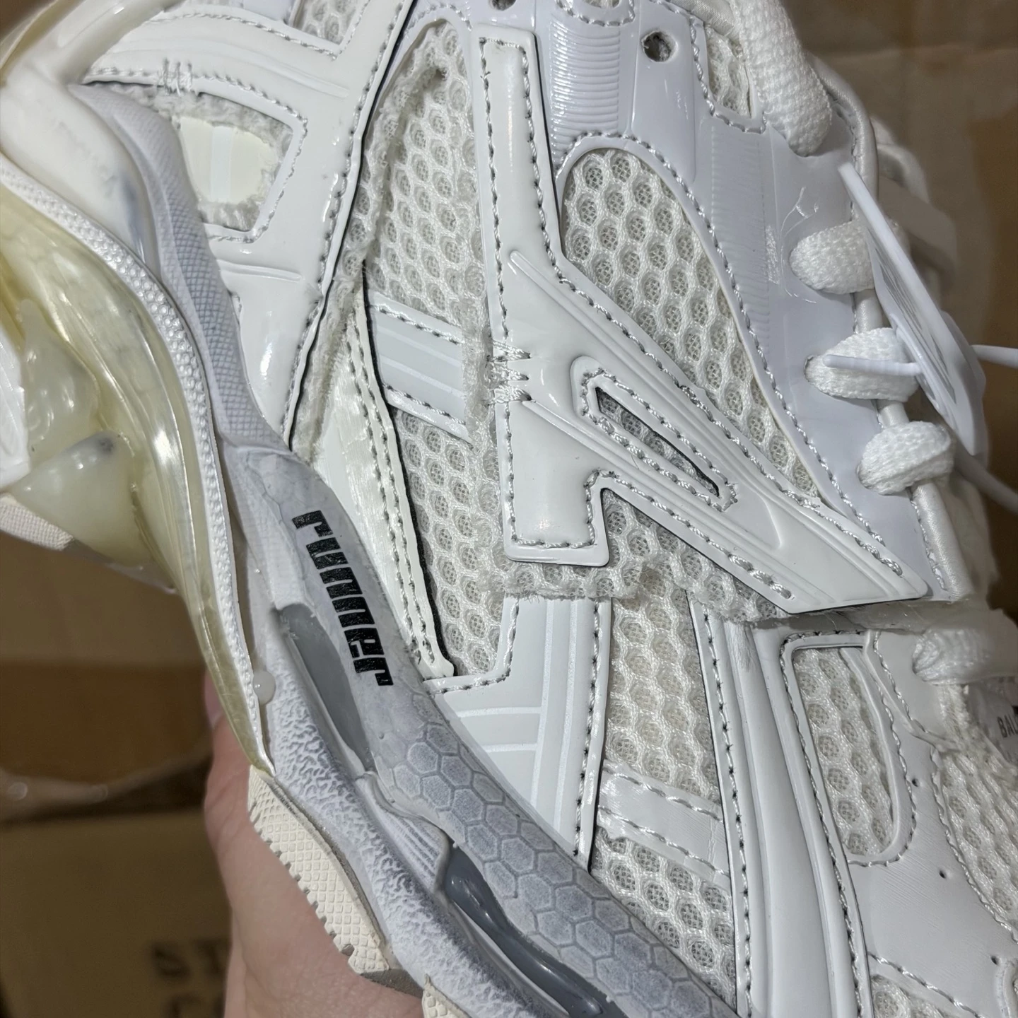 Balenciaga Track Sneaker – Triple White Classic Edition