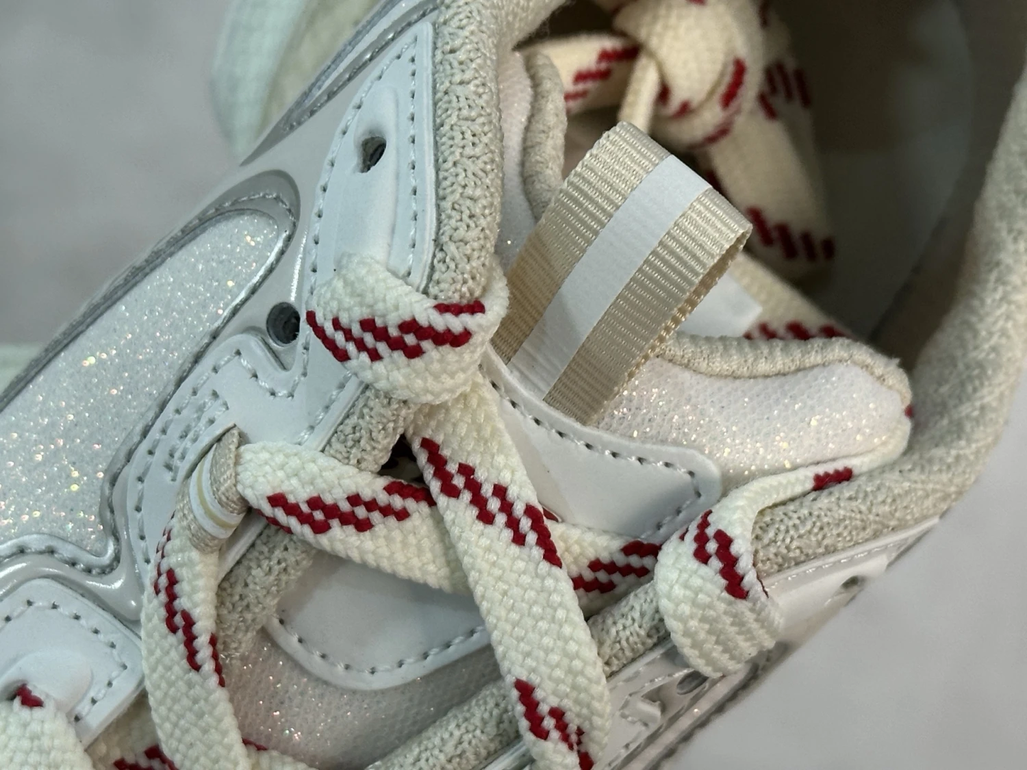Balenciaga Runner Sneaker – Crystal White Shimmer Edition