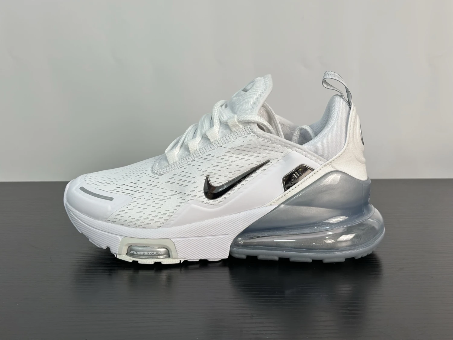 Nike Air Max 270 Sneakers – Triple White & Silver