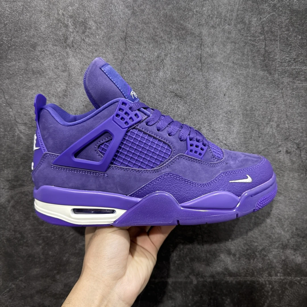 Air Jordan 4 Retro Sneakers – Triple Purple