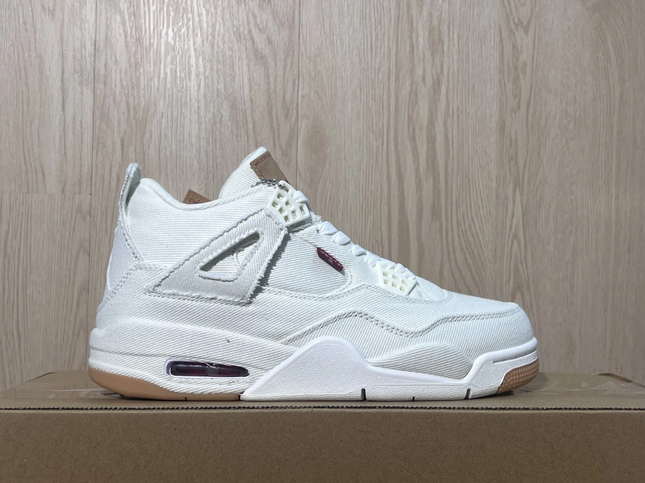 Nike Air Jordan 4 RM Triple White & Sand Women's Sneakers