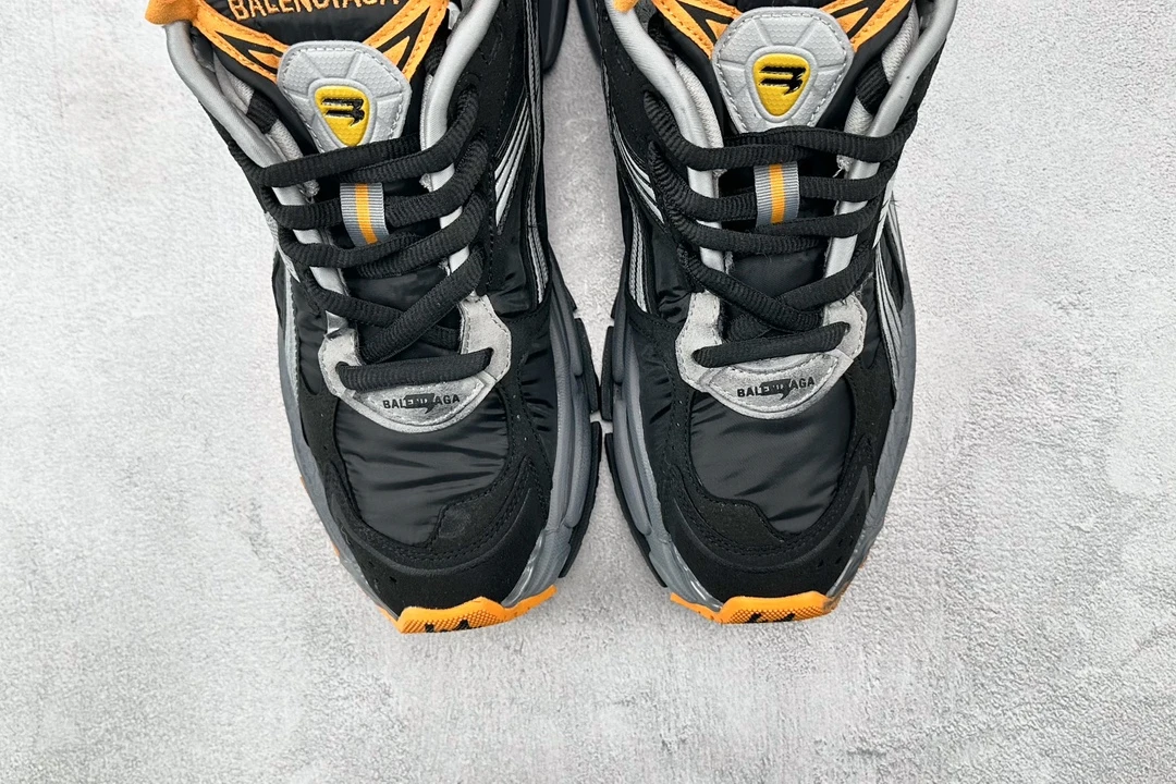 Balenciaga 3XL Black Grey Orange Designer Sneaker