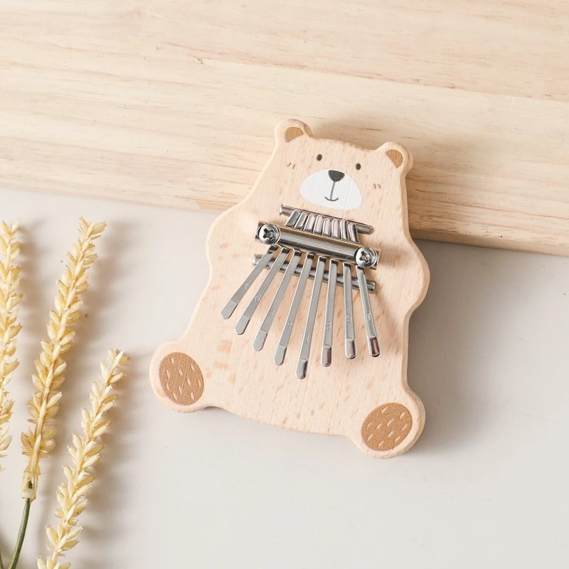Wooden Bear Thumb Fiddle