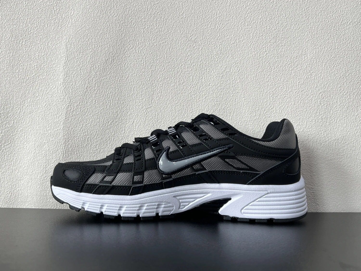 Nike P-6000 Black Grey White Running Sneakers – Retro Lifestyle Sports Shoes
