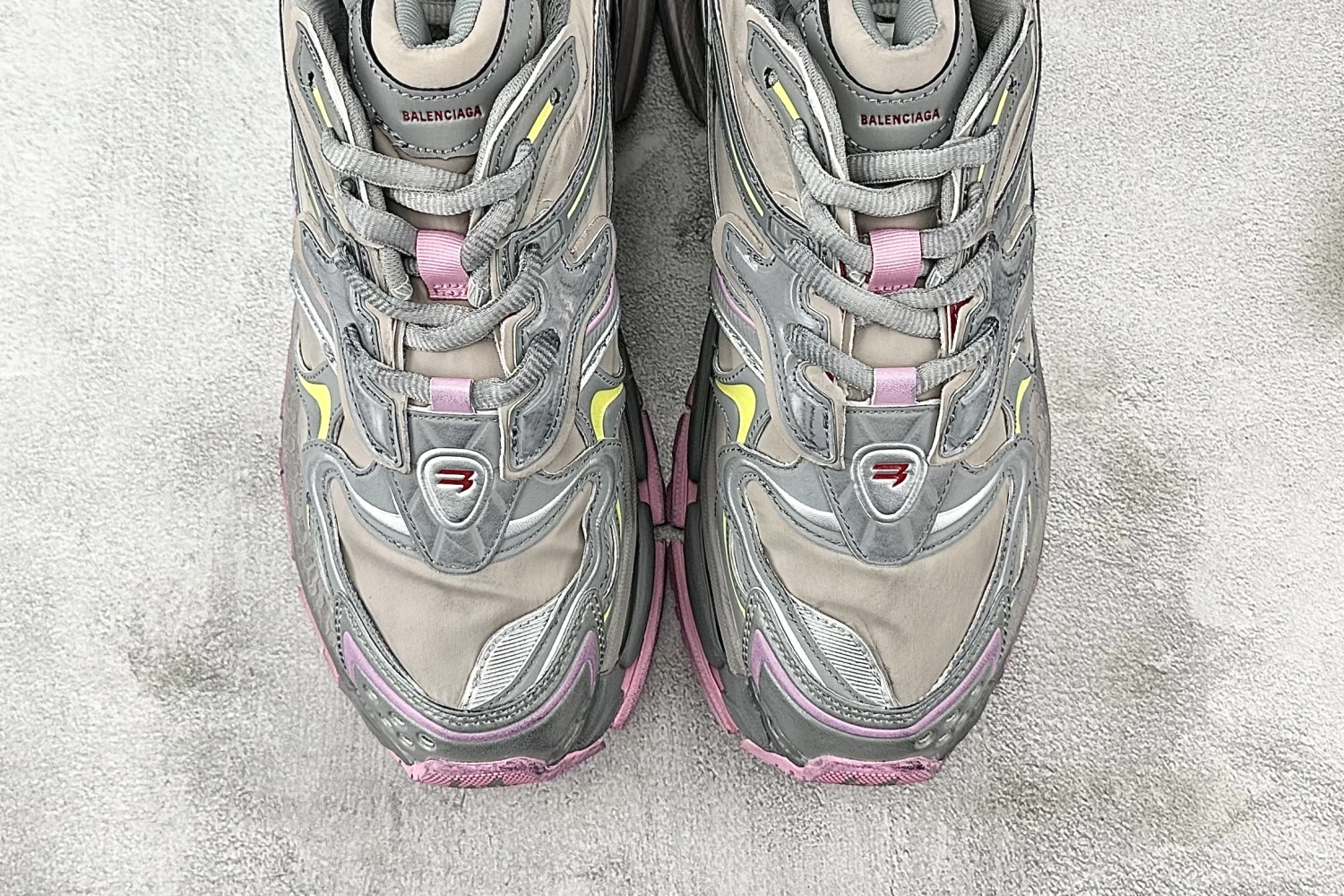 Balenciaga Triple S Grey Pink Multi-Color Luxury Designer Sneaker