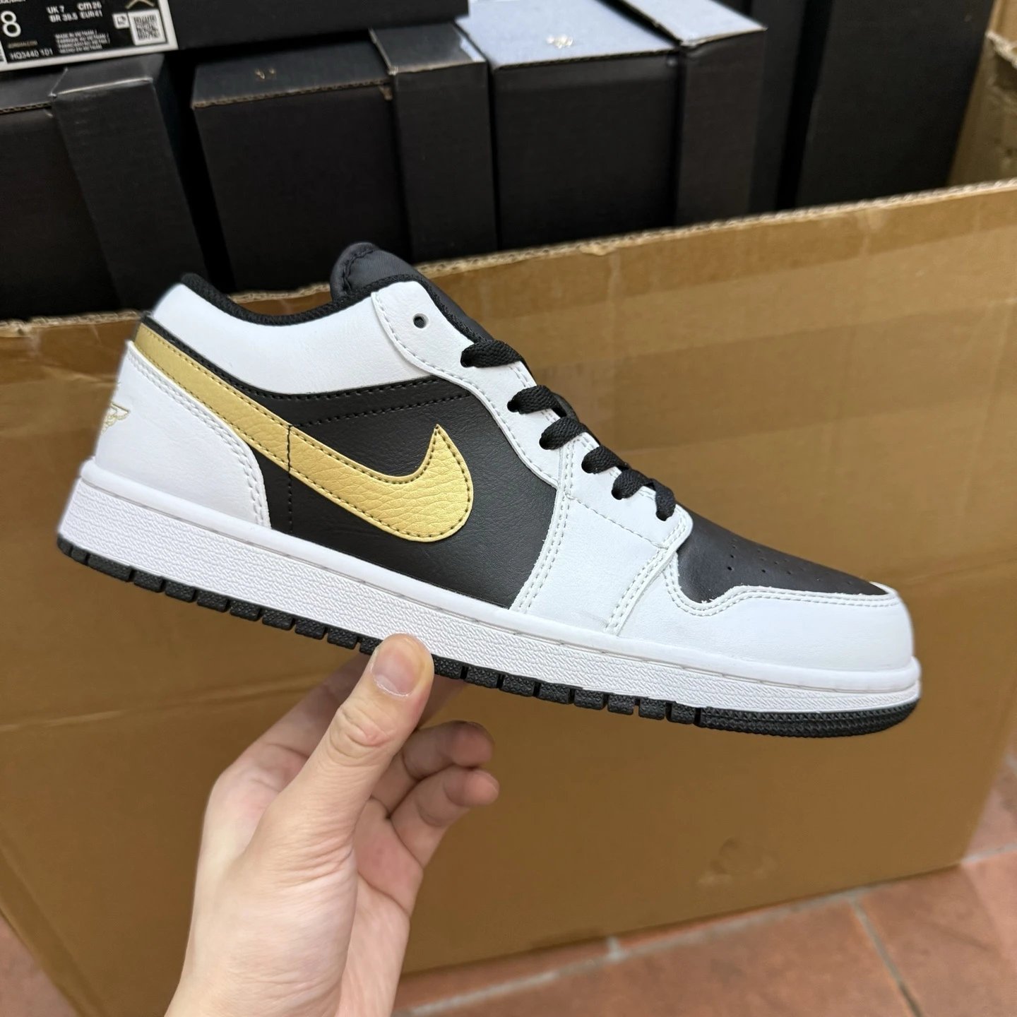 Air Jordan Low Black & Gold Edition