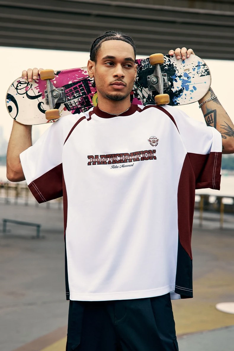 Vintage Patchwork Graphic T-Shirt
