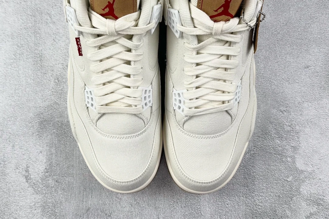 Jordan Sneakers White Canvas Edition