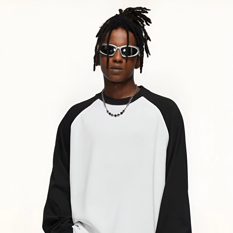Heavyweight Raglan Sleeve Long-Sleeve T-Shirt