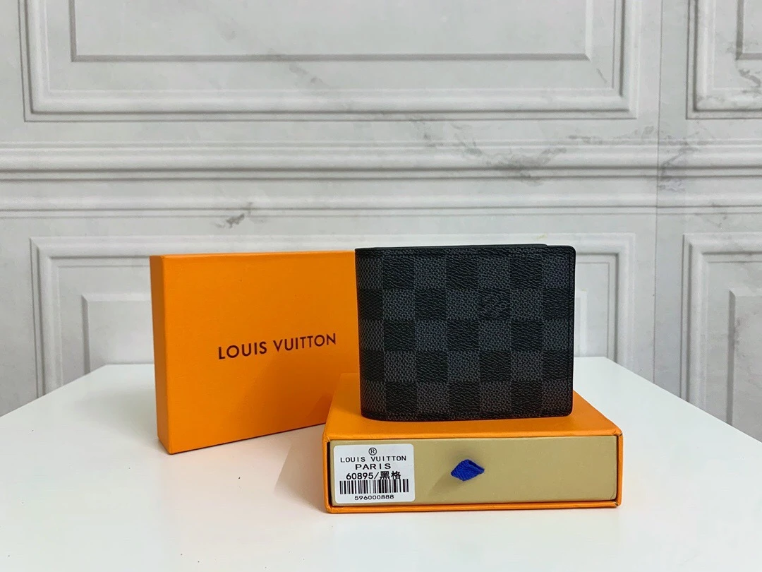 Louis Vuitton Multiple Wallet in Damier Graphite Black and Grey