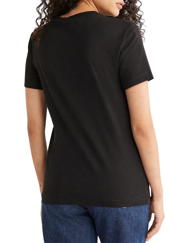 Calvin Klein Jeans Women’s Black Cotton T-Shirt
