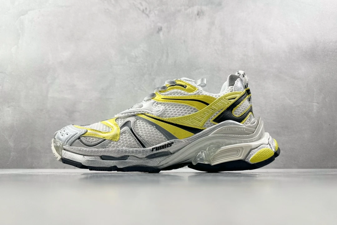 Balenciaga Runner White Yellow Designer Sneaker