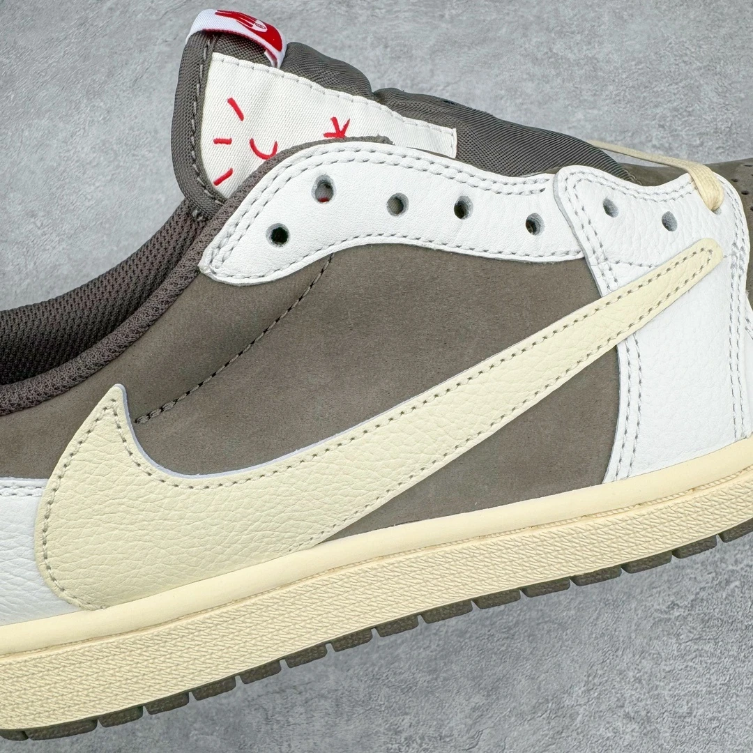 Air Jordan 1 Low x Travis Scott Sneakers – Sail Olive Brown