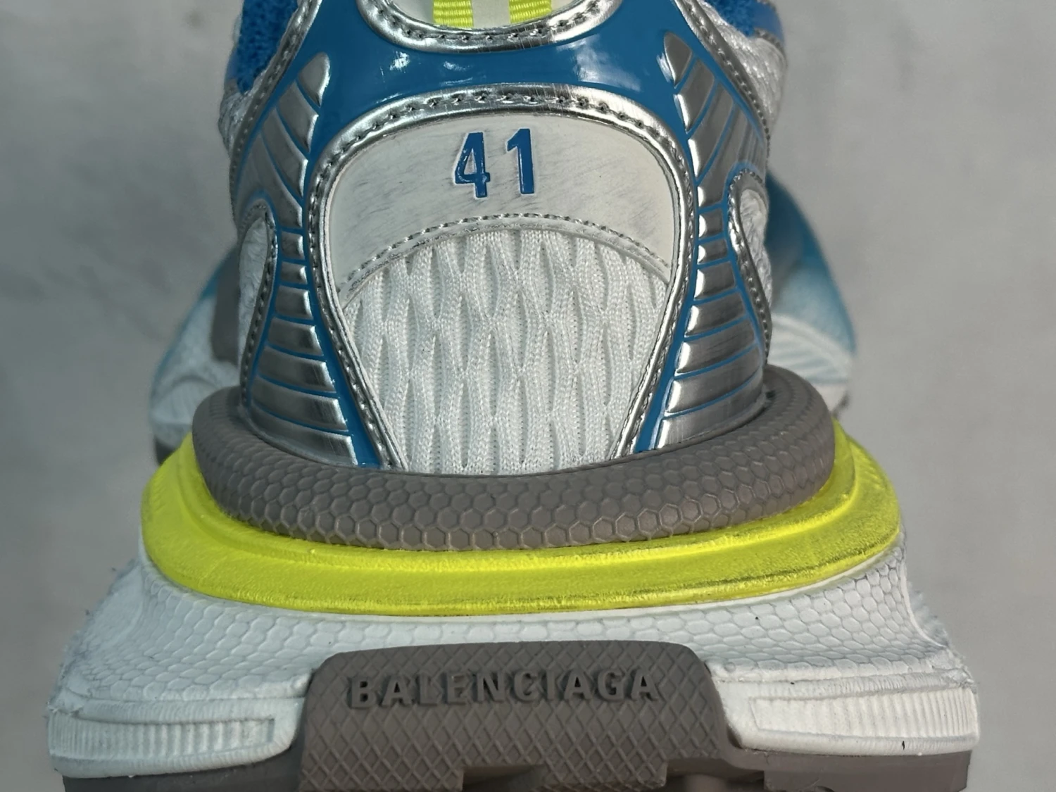 Luxury Runner Sneaker – Ocean Blue / Neon Volt