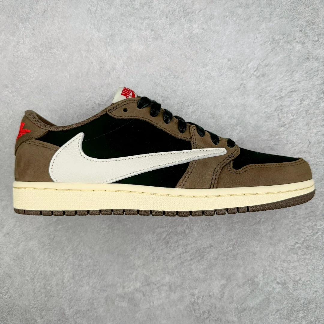 Nike Air Jordan 1 Low "Mocha Brown/Black" Lifestyle Sneakers