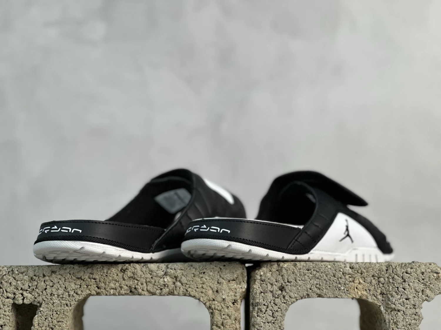 Jordan Hydro Slide "Black, White & Ice Grey" Comfort Sandals