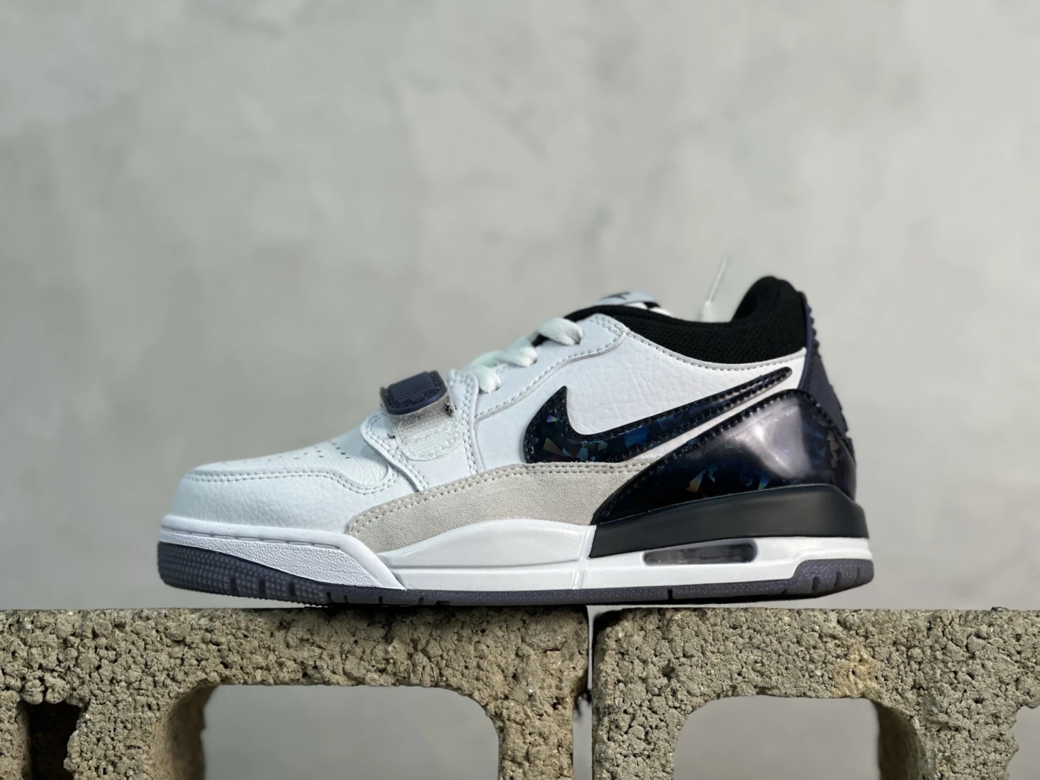 Air Jordan Legacy 312 Low "White, Navy Blue & Black" Premium Sneakers