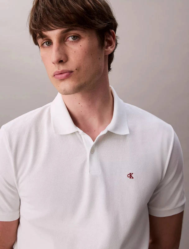 Calvin Klein Jeans Men’s White Polo Shirt