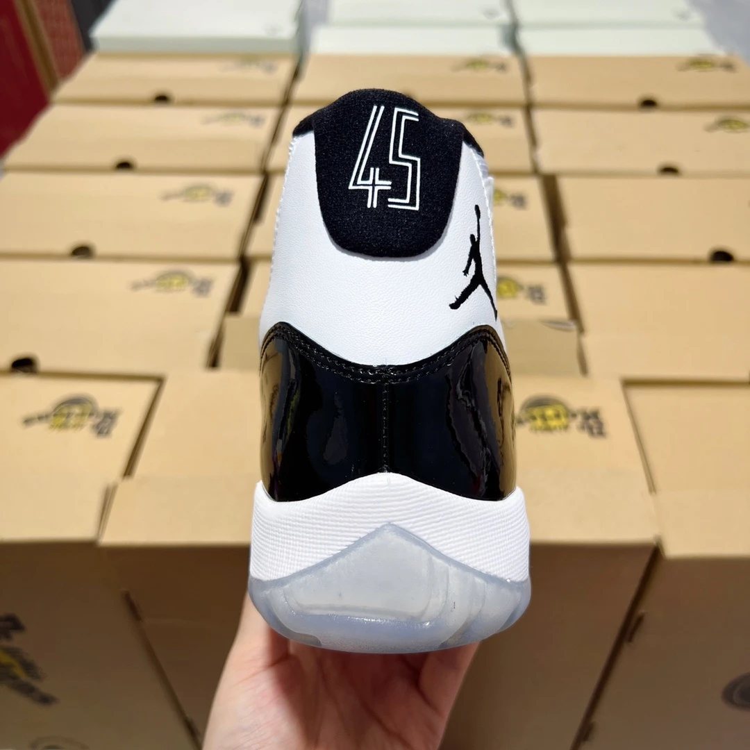 Air Jordan 11 Retro Sneakers – White/Black/Royal Blue